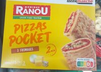 Pizzas pocket 3 fromages