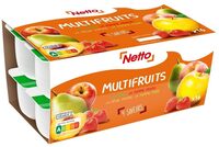 DESSERT DE FRUITS PANACHE 16X100G - pomme, pomme fraise, pomme poire, pomme pêche