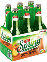 Spring Bière sans alcool aromatisée pêche 6x27,5cl 0.0%