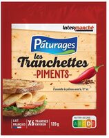 TRANCHETTES PIMENTS x6 120g