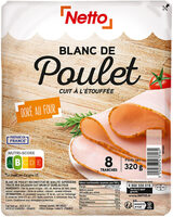 Blanc de poulet sup 8t 320g