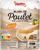 Blanc de poulet fume sup 4t 160g