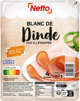 Blanc de dinde sup 4t 160g