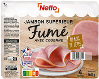 Jambon sup ac fume 4t 160g