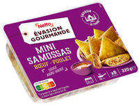 MINI SAMOSSAS VOLAILLE ET BOEUF SAUCE 220g