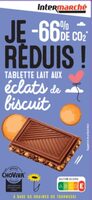 Tablette en alternative au chocolat (Choviva) JE REDUIS éclats de biscuits - 100g