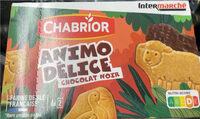 NOUVEAUTE 2026 -ANIMO DÉLICE-BISCUITS NAPPES AU CHOCOLAT NOIR (CT Dinosaurus chocolat LOTUS)