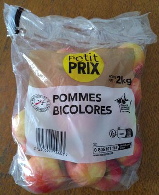 Pomme bicolores