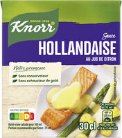 Knorr Sauce Liquide Hollandaise au Jus de Citron Brique 30cl