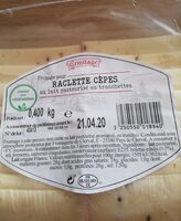Raclette cèpes