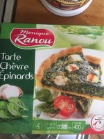 Tarte chevre epinards