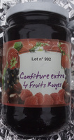 Confiture extra 4 fruits rouges