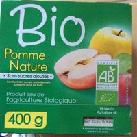 Pomme Nature Bio Sans Sucres ajoutés