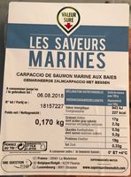 Carpaccio de saumon