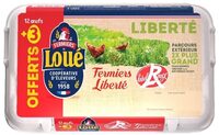 12 oeufs fermiers label rouge de loué + 3 offerts