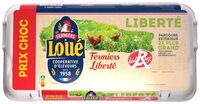 18 oeufs fermiers label rouge de