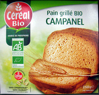 Pain grillé Bio Campanel