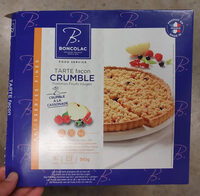 Tarte façon Crumble Pommes Fruits rouges