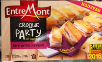 Croque Party Emmental Jambon