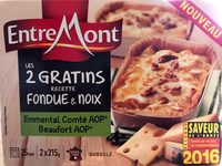 Les 2 Gratins recette fondue & noix