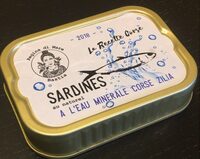 Sardines Au Naturel à l'Eau Minerale Corse Zilia