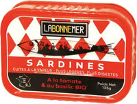 Sardines à la tomate et au basilic