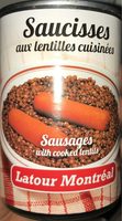 Saucisse aux lentilles