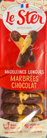 Madeleines Longues Marbrées chocolat