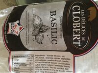 Saucisson sec Basilic