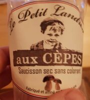 Saucisson sec aux cèpes