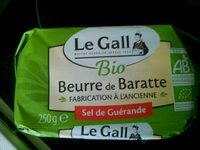 Beurre de Barratte bio au sel de Guérande