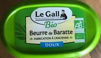 Beurre de baratte biologique Doux