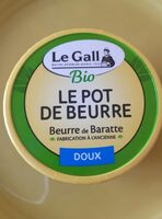 Beurre de baratte doux BIO