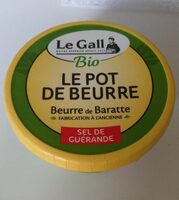 Le pot de beurre sel de guérande bio