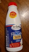 Crème fleurette vanille de Madagascar