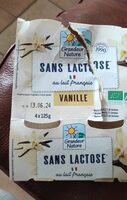 Yaourt vanille sans lactose