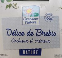 Délice de brebis, onctueux et crémeux Nature