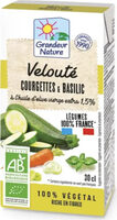 Velouté courgettes & basilic à l'huile d'olive extra