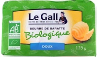 Beurre de baratte biologique doux