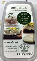 Œufs de lump à la crème et citron confit - authentik recette scandinave