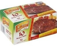 Burger nature halal 0.8kg