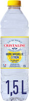 CRISTALINE Eau de Source Aromatisée saveur Citron 1L5