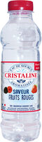 CRISTALINE Eau de Source Aromatisée saveur Fruits Rouges 50cl