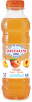 CRISTALINE Eau de Source au jus de fruits PECHE 50cl