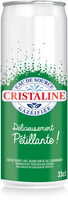 CRISTALINE Eau de Source Pétillante canette 33cl