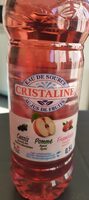 CRISTALINE Eau de Source au jus de fruits POMME CASSIS FRAMBOISE 50cl