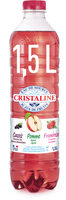 CRISTALINE Eau de Source au jus de fruits POMME CASSIS FRAMBOISE 1.5L