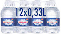 CRISTALINE Eau De Source 12x0.33L (Bouchon Sport)