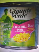 Maíz dulce ligero latas