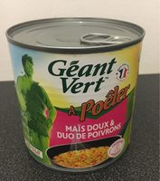 Mais Doux et Duo de Poivrons à Poêler
